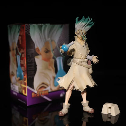 Figura Dr Stone Ishigami Senkuu, versão Stand, brinquedos modelo, 20cm