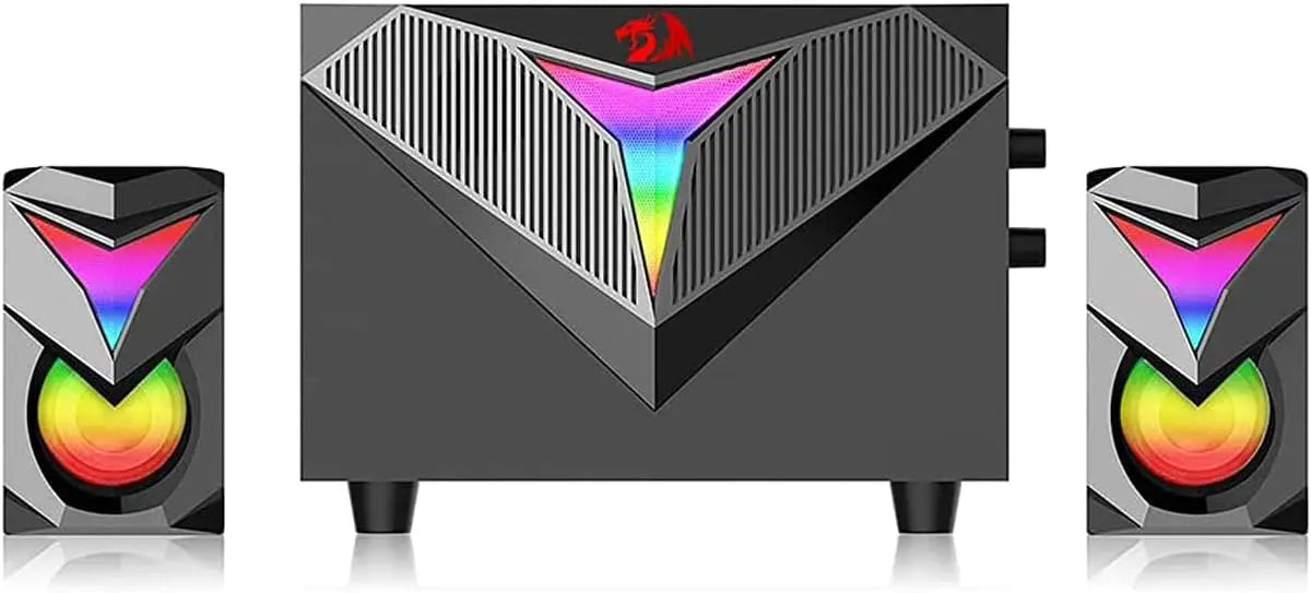 RGB 2.1 Gaming Speaker System | Toccata Subwoofer Sound - Aruen Store