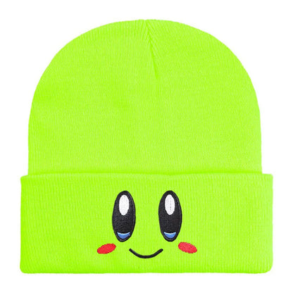 The Pink Puff Kawaii Beanie - Dream Land Retro Gaming Cap