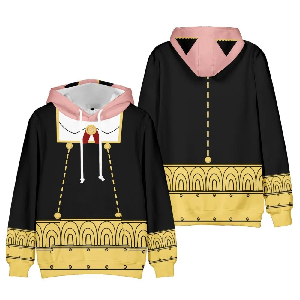 Secret Agent Academy Tracksuit Set (Hoodie + Pants) - Anime Edition