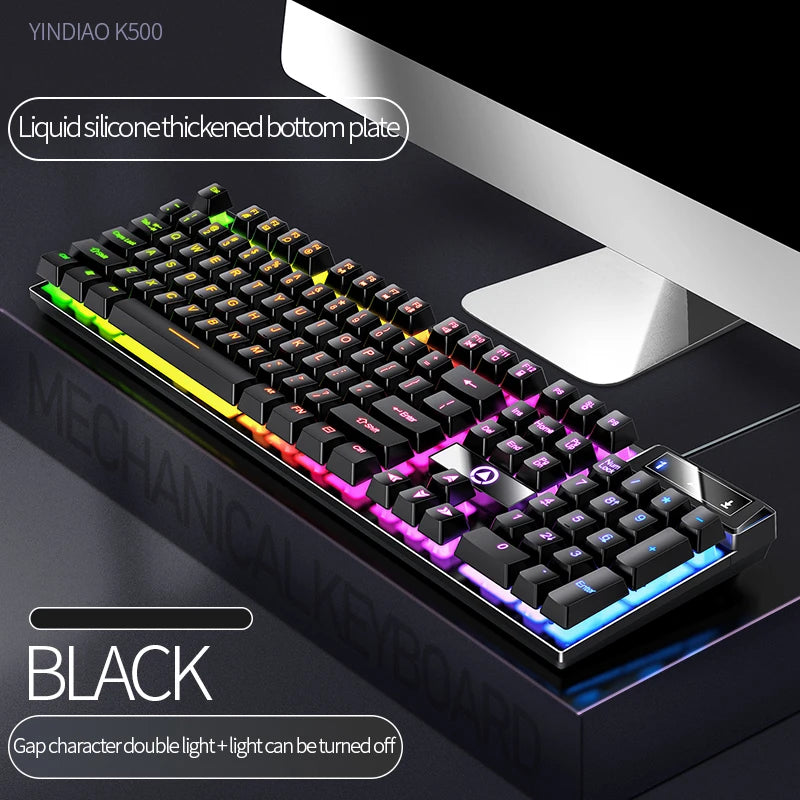 Teclado Gamer RGB de Alto Desempenho com Design Inspirado