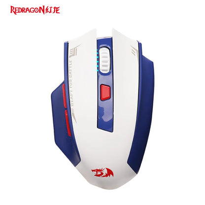 Redragon G62 Wireless Gaming Mouse – 2.4G + Bluetooth, 26,000 DPI Sensor, 6 Programmable Buttons, Ultra-Lightweight - Aruen Store