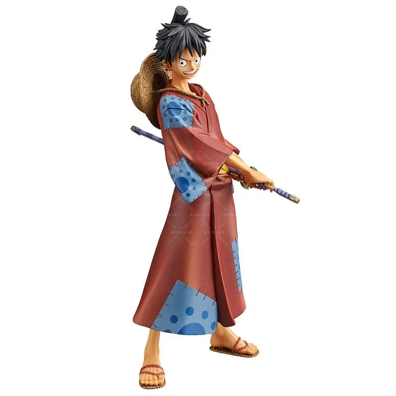 18cm Anime-Inspired Action Figure Set - Wano Style