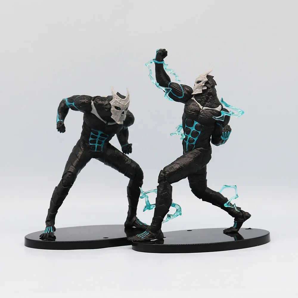 19.5cm anime kaiju no.8 figura monstro anime características da postura em pé e modelo de perfuração brinquedo presente figura de ação pvc