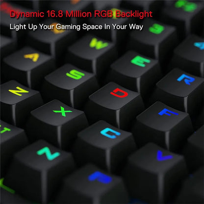 Wireless RGB One-Handed Mechanical Keyboard | 42 Keys Wrist Support