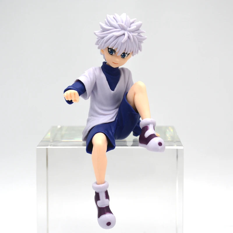 Hunter x Hunter Anime Action Figure, Gon Freecss, Alluka Zoldyck, Chrollo Lucilfer, Estatueta Kurapika, Brinquedos modelo, Presente, 13cm