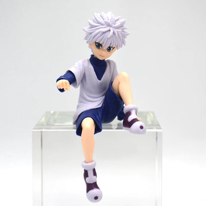 Hunter x Hunter Anime Action Figure, Gon Freecss, Alluka Zoldyck, Chrollo Lucilfer, Estatueta Kurapika, Brinquedos modelo, Presente, 13cm