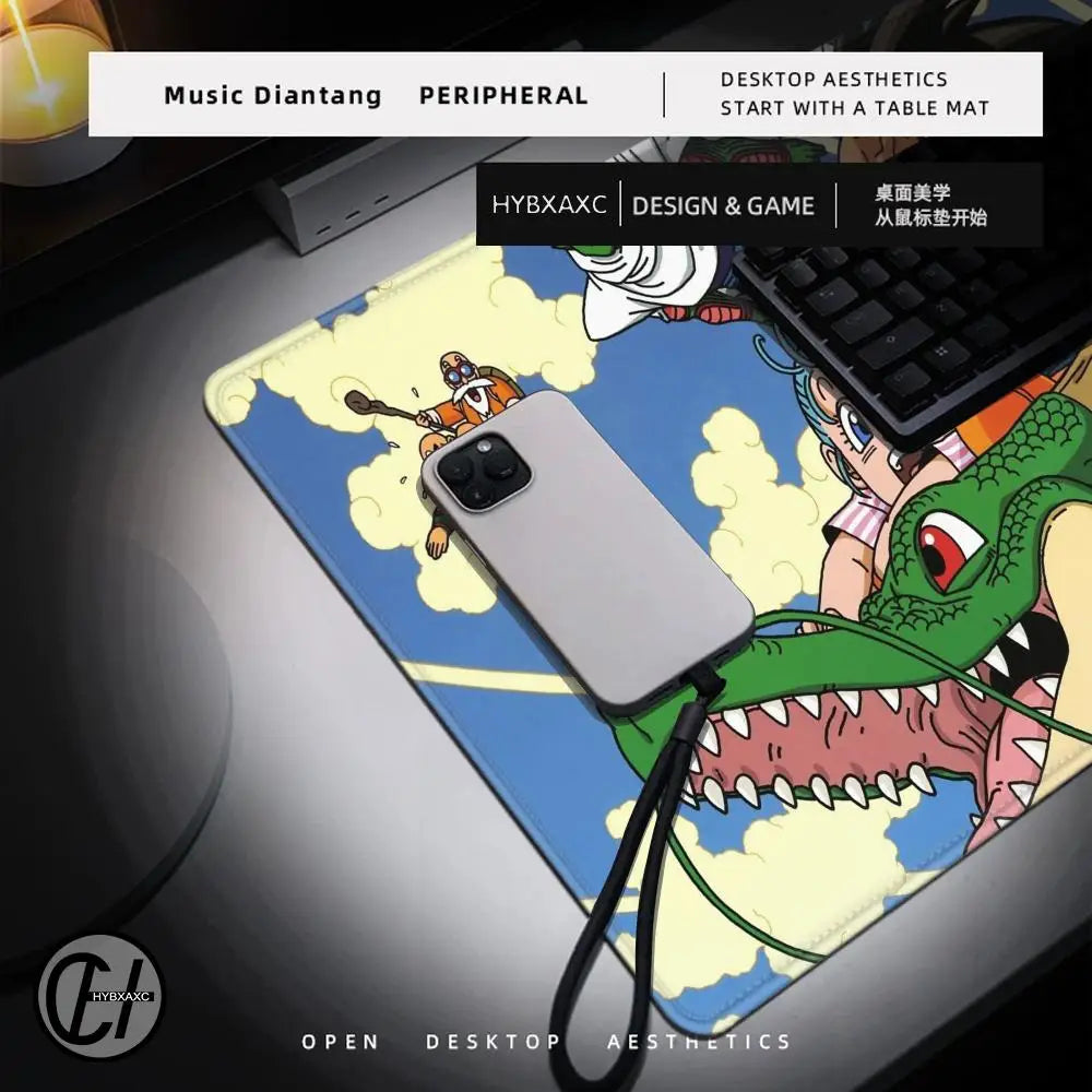 Mouse Pad Gamer XXL | Arte Dragão Lendário e Aventura