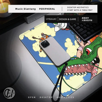 Mouse Pad Gamer XXL | Arte Dragão Lendário e Aventura