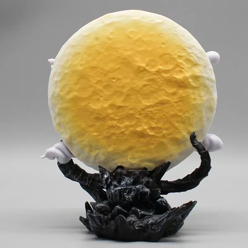 14cm uma peça anime figura lua fada nika macaco d luffy engrenagem 5 com luz da lua figura de ação estátua modelo coleção brinquedos