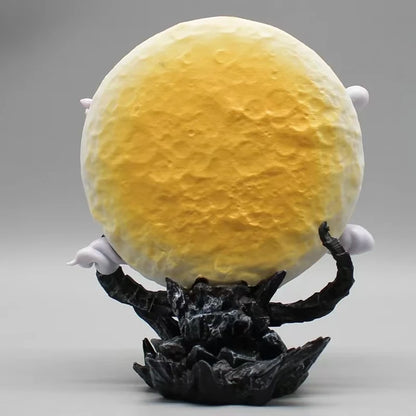 14cm uma peça anime figura lua fada nika macaco d luffy engrenagem 5 com luz da lua figura de ação estátua modelo coleção brinquedos