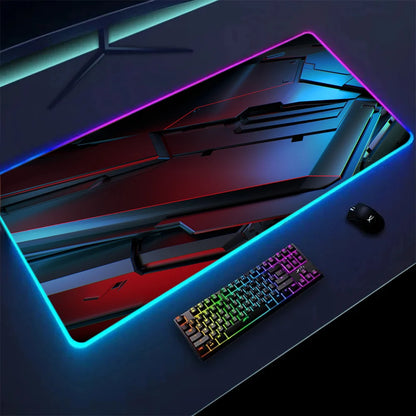 XXL RGB Gaming Mouse Pad | LED Desk Mat & 3D Design