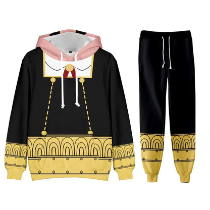 Secret Agent Academy Tracksuit Set (Hoodie + Pants) - Anime Edition
