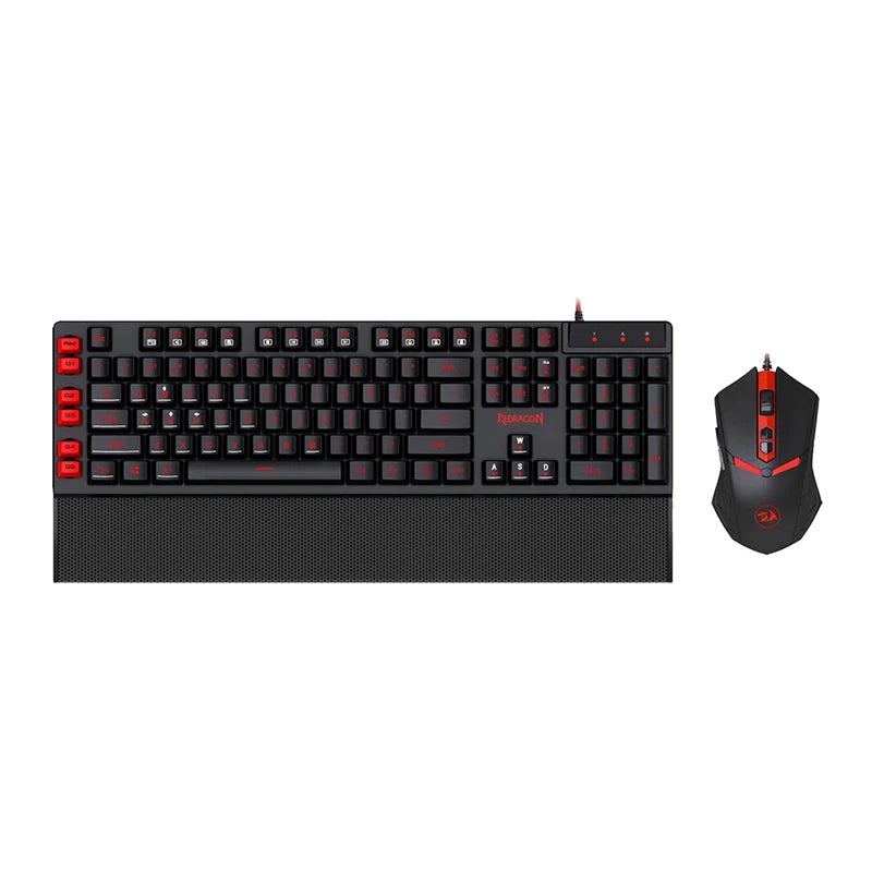 Gaming Keyboard + RGB Mouse Combo – High Precision, Fast Response and Pro-Level Performance