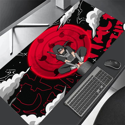 XXL Gaming Mouse Pad | Red & Black Anime Aesthetic