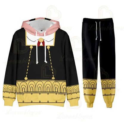 Secret Agent Academy Tracksuit Set (Hoodie + Pants) - Anime Edition