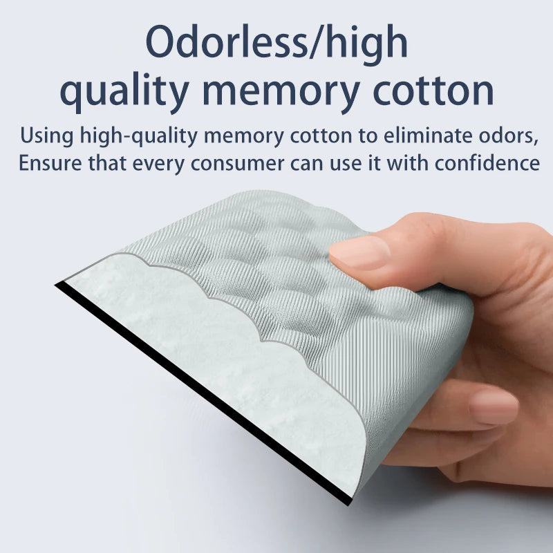 Teclado mouse descanso de pulso ergonômico escritório digitação proteger relaxar pulso memória espuma mouse pad computador notebook mouse pad