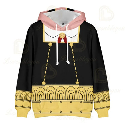 Secret Agent Academy Tracksuit Set (Hoodie + Pants) - Anime Edition