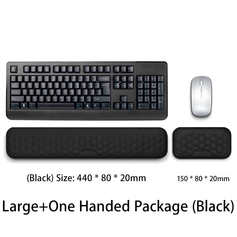 Ergonomic Gamer Wrist Rest Set - Comfort & Style
