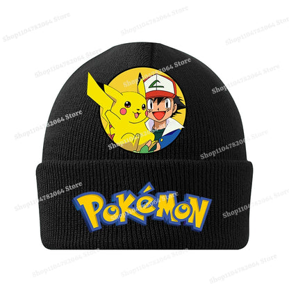 Unisex Japanese-Inspired Embroidered Beanie – Cozy Winter Knit Hat