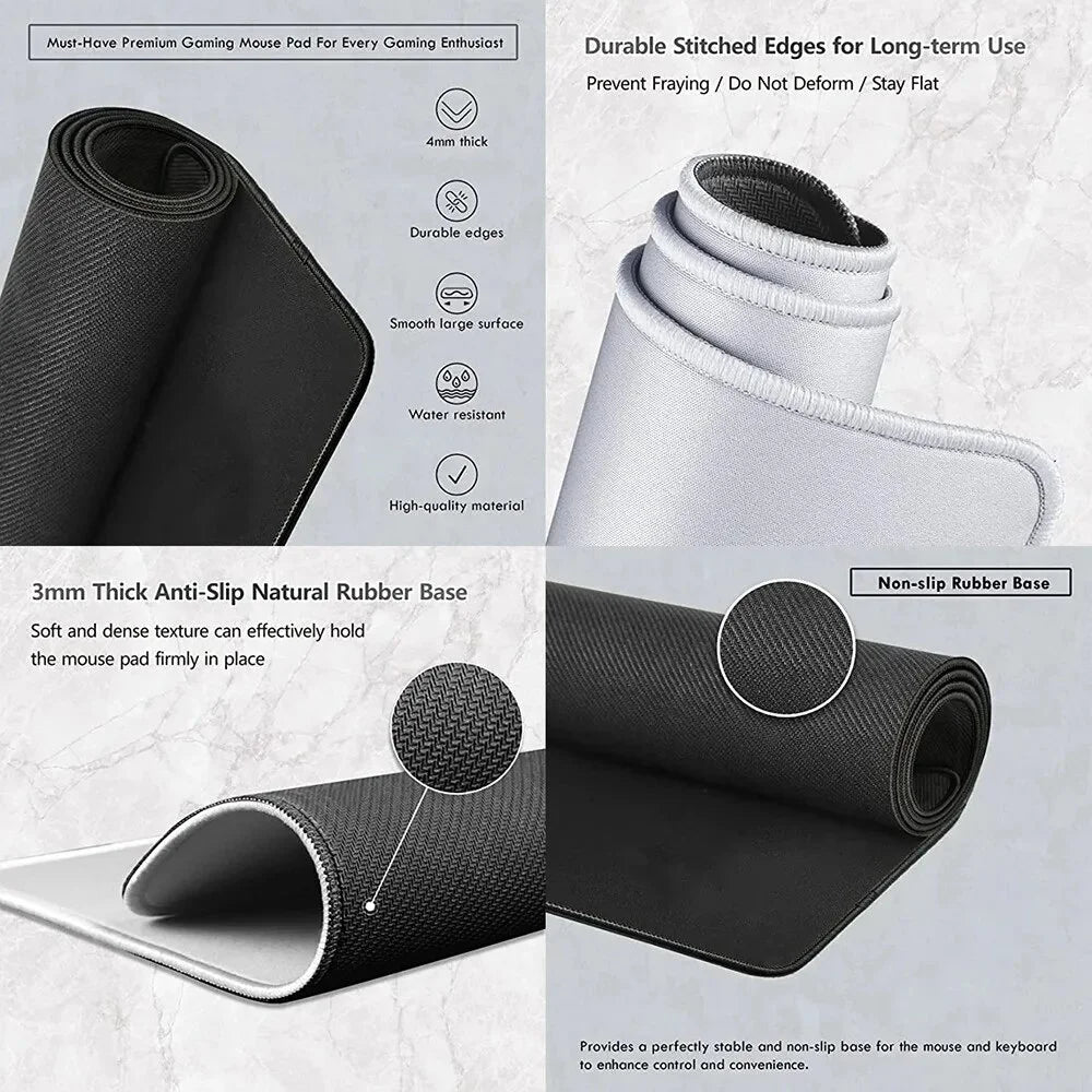 Redragon Mouse Pad Extra Large Gaming Mouse Pad, Extended Surface, Non-Slip, Smooth, Comfortable for Desk