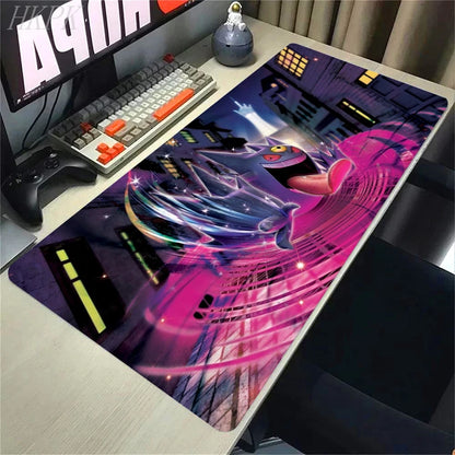 Purple XXL Gaming Mouse Pad | Dark Ghost & Shadow Style