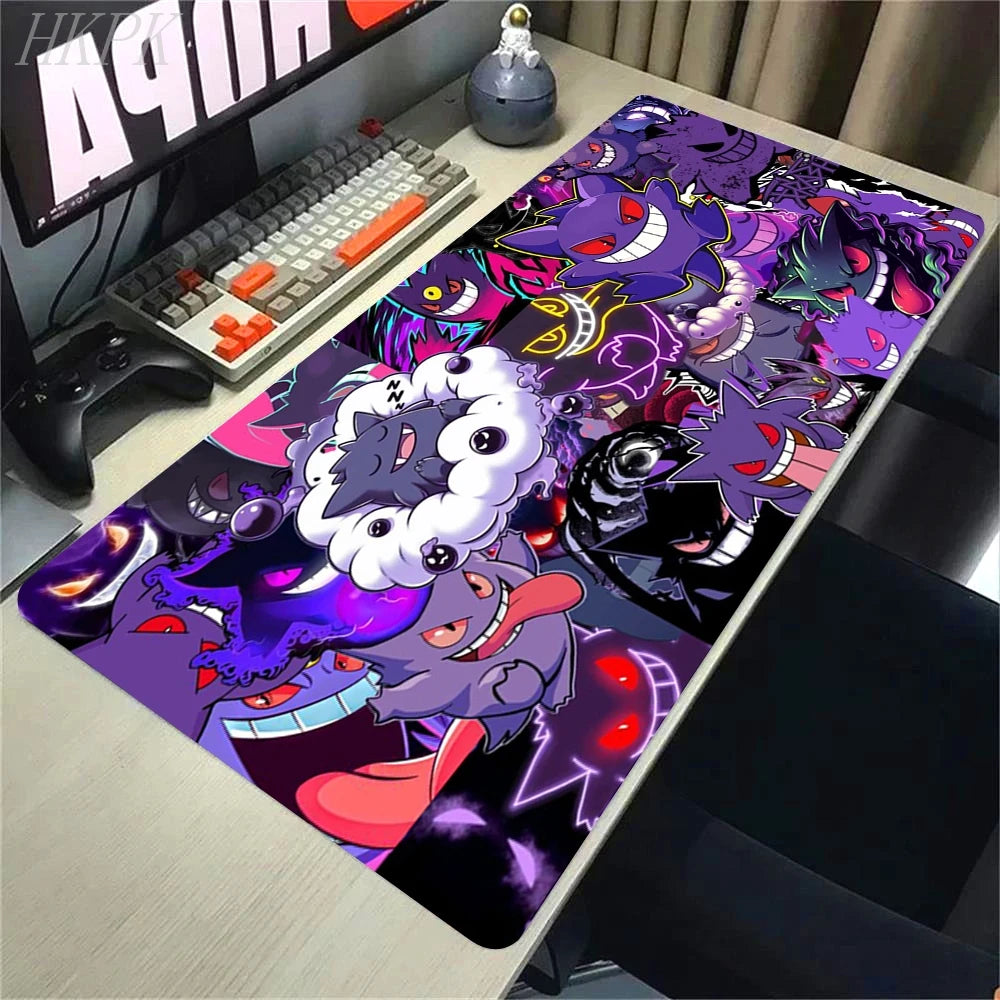 Purple XXL Gaming Mouse Pad | Dark Ghost & Shadow Style