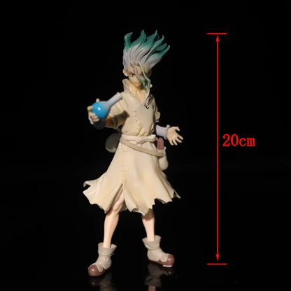 Figura Dr Stone Ishigami Senkuu, versão Stand, brinquedos modelo, 20cm