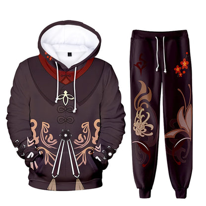 Fantasy RPG "Elemental Master" 3D Tracksuit Set (Hoodie + Pants)