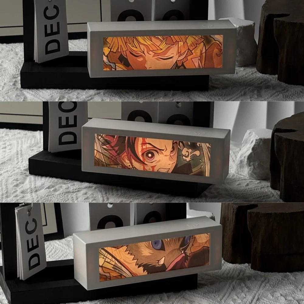 3D Anime LED Lightbox - Gamer & Otaku Room Decor