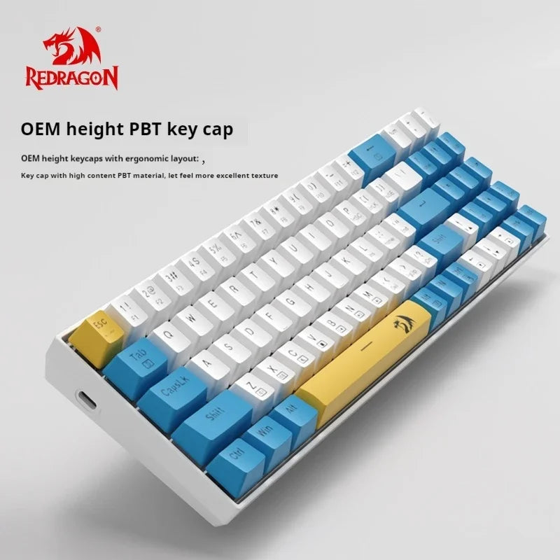 Wireless Mechanical Keyboard 78 Keys – RGB Hot-Swap – Low-Profile Compact Gaming Keyboard - Aruen Store