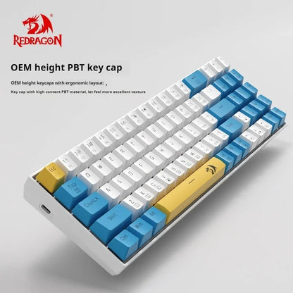 Wireless Mechanical Keyboard 78 Keys – RGB Hot-Swap – Low-Profile Compact Gaming Keyboard - Aruen Store