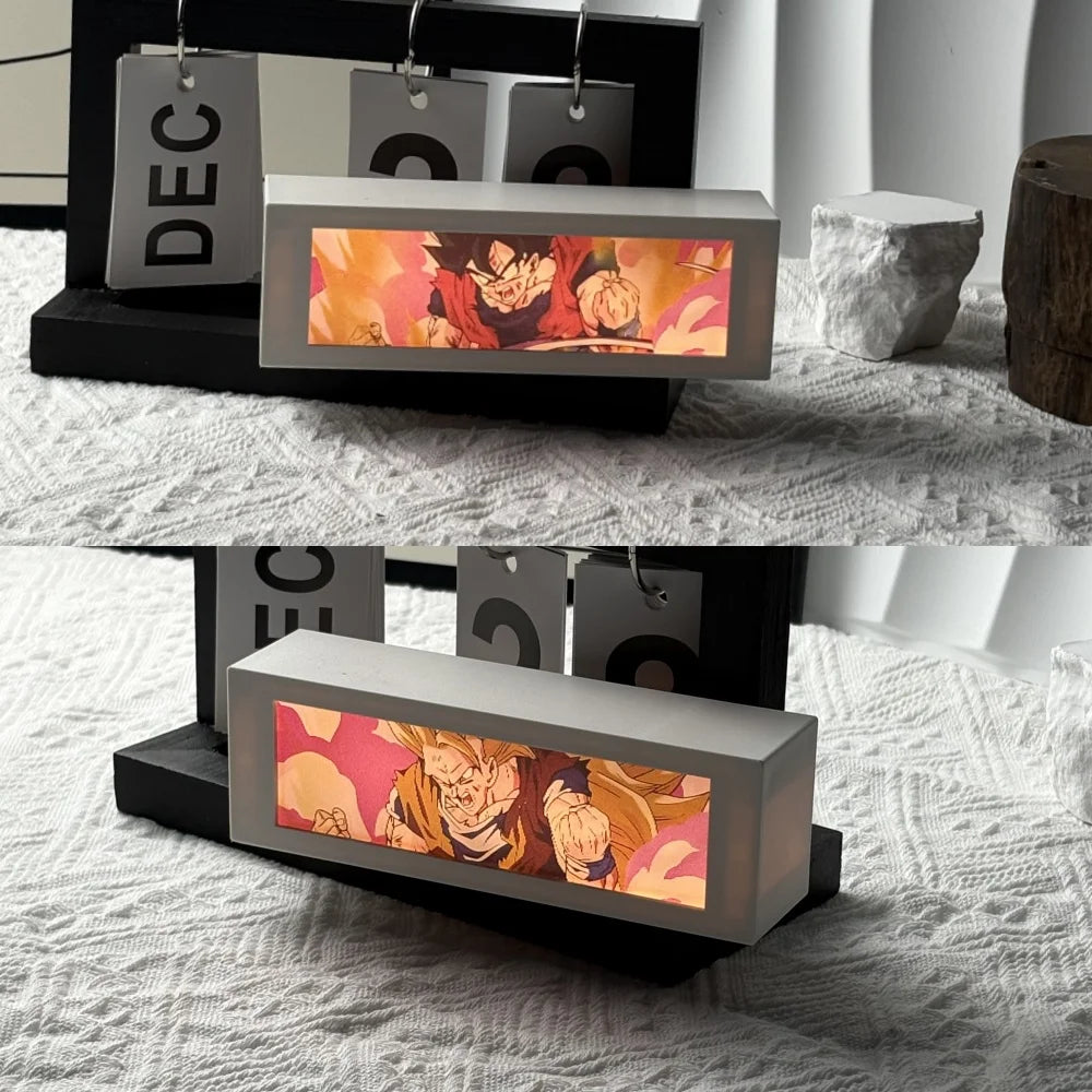 3D Anime LED Lightbox - Gamer & Otaku Room Decor