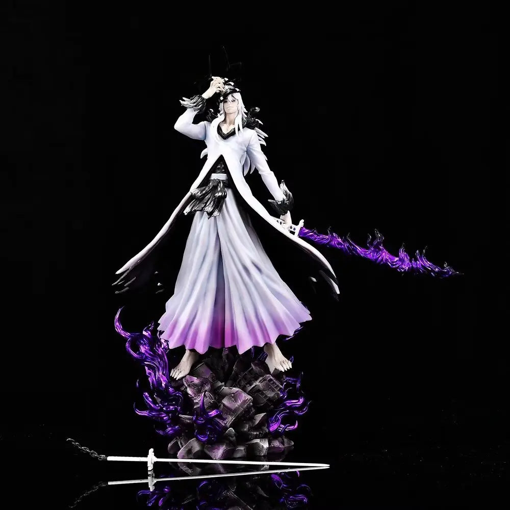 31-33cm lixívia kurosaki ichigo duas formas grande anime figura modelo estátua meninos coleção decoração de mesa ornamento brinquedos presentes