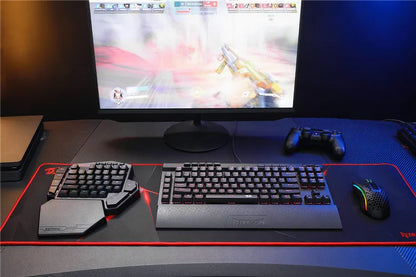 Wireless RGB One-Handed Mechanical Keyboard | 42 Keys Wrist Support