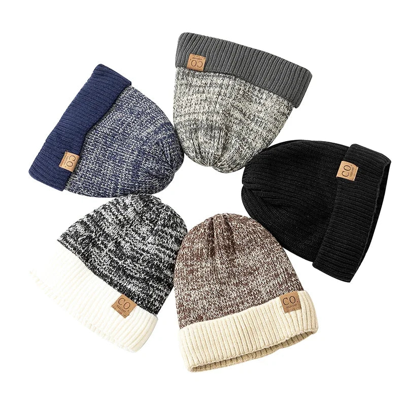 Fur Lined Beanie Hat - Warm Winter Skull Cap for Men & Women
