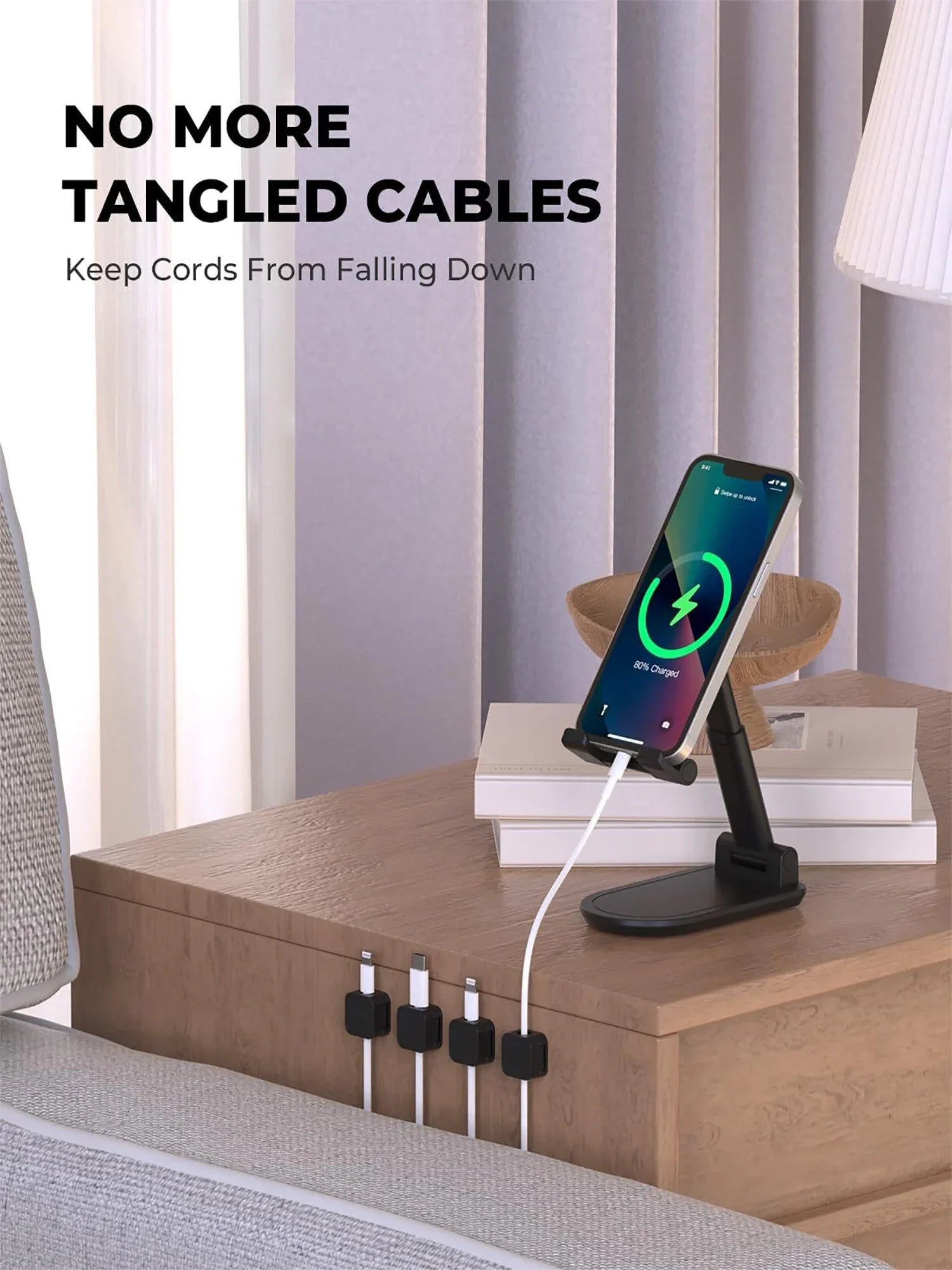 Magnetic Cable Organizer Clips – Adjustable Desk Cord Holder - Aruen Store