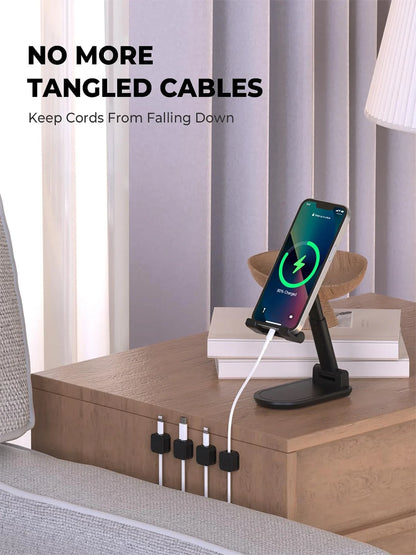 Magnetic Cable Organizer Clips – Adjustable Desk Cord Holder - Aruen Store
