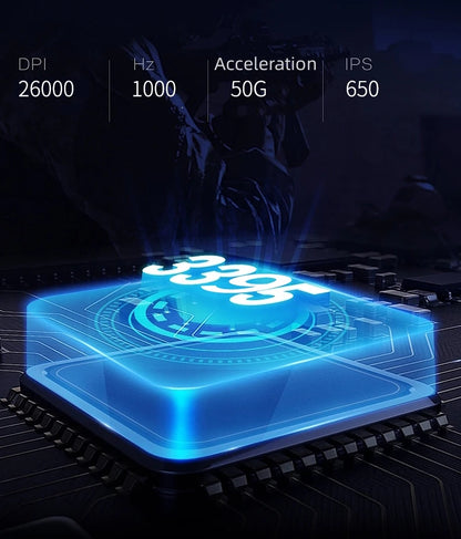 Redragon G62 Wireless Gaming Mouse – 2.4G + Bluetooth, 26,000 DPI Sensor, 6 Programmable Buttons, Ultra-Lightweight - Aruen Store