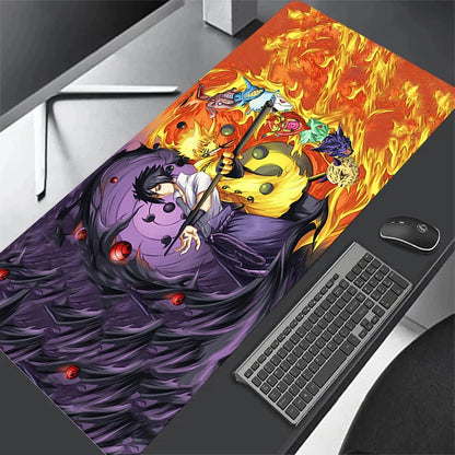 XXL Gaming Mouse Pad | Red & Black Anime Aesthetic