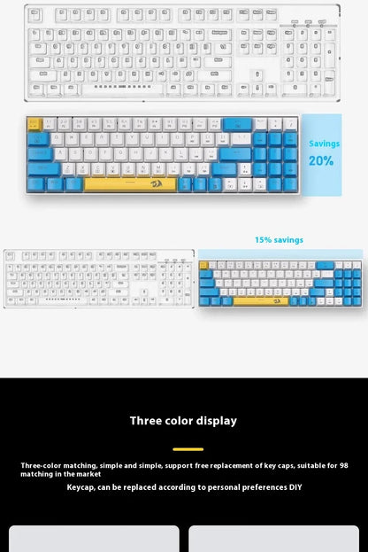 Wireless Mechanical Keyboard 78 Keys – RGB Hot-Swap – Low-Profile Compact Gaming Keyboard - Aruen Store