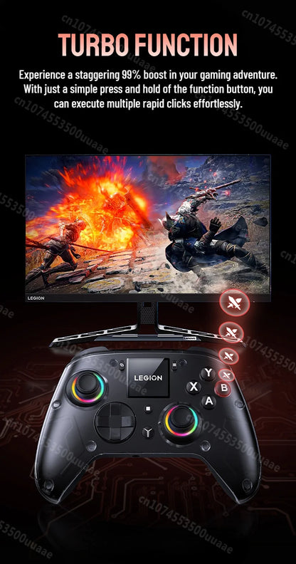 Wireless Gaming Controller with Smart Screen – Multi-Platform Gamepad for PC, Console & Mobile