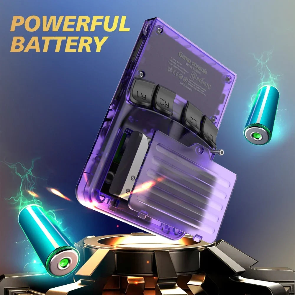 100% arbos r36xx console de jogos portátil retrô sistema linux 3.5 Polegada tela ips 64/128gb/256gb jogador de jogo r36s versão atualizada