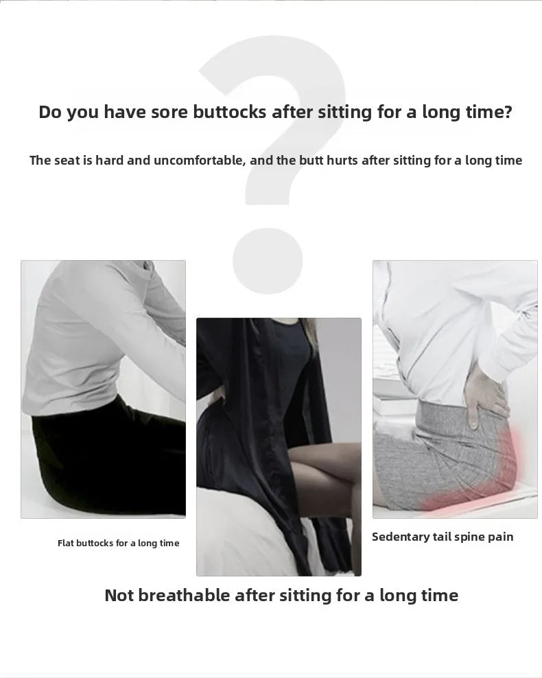 Ergonomic Memory Foam Seat Cushion for Office and Home - Aruen Store