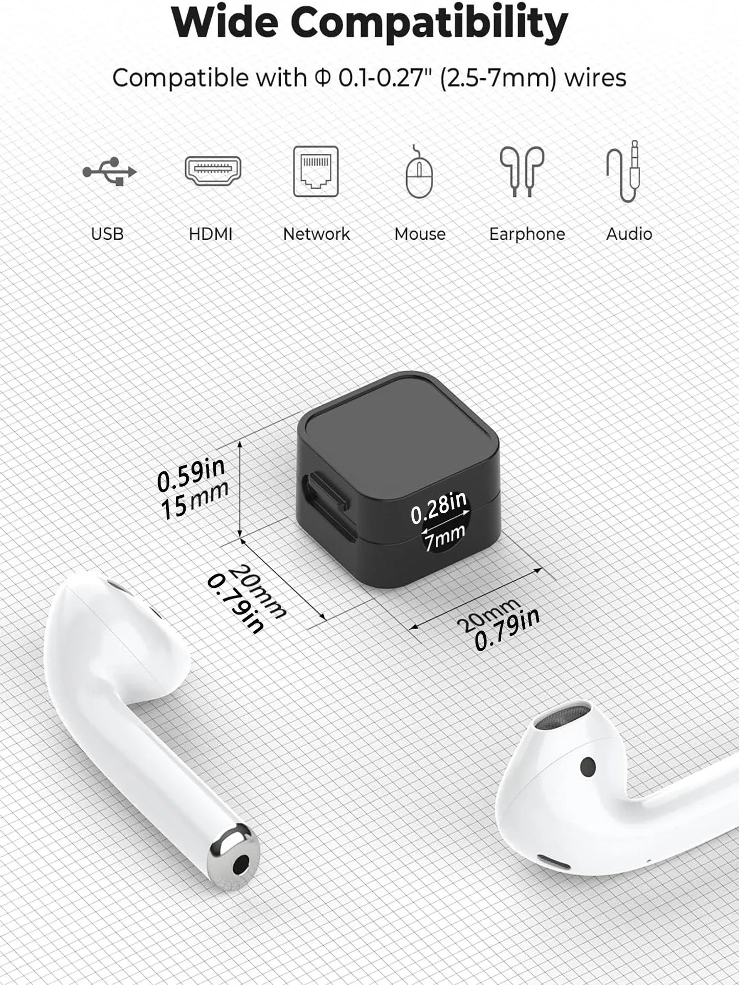 Magnetic Cable Organizer Clips – Adjustable Desk Cord Holder - Aruen Store