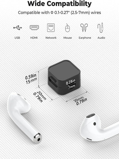 Magnetic Cable Organizer Clips – Adjustable Desk Cord Holder - Aruen Store