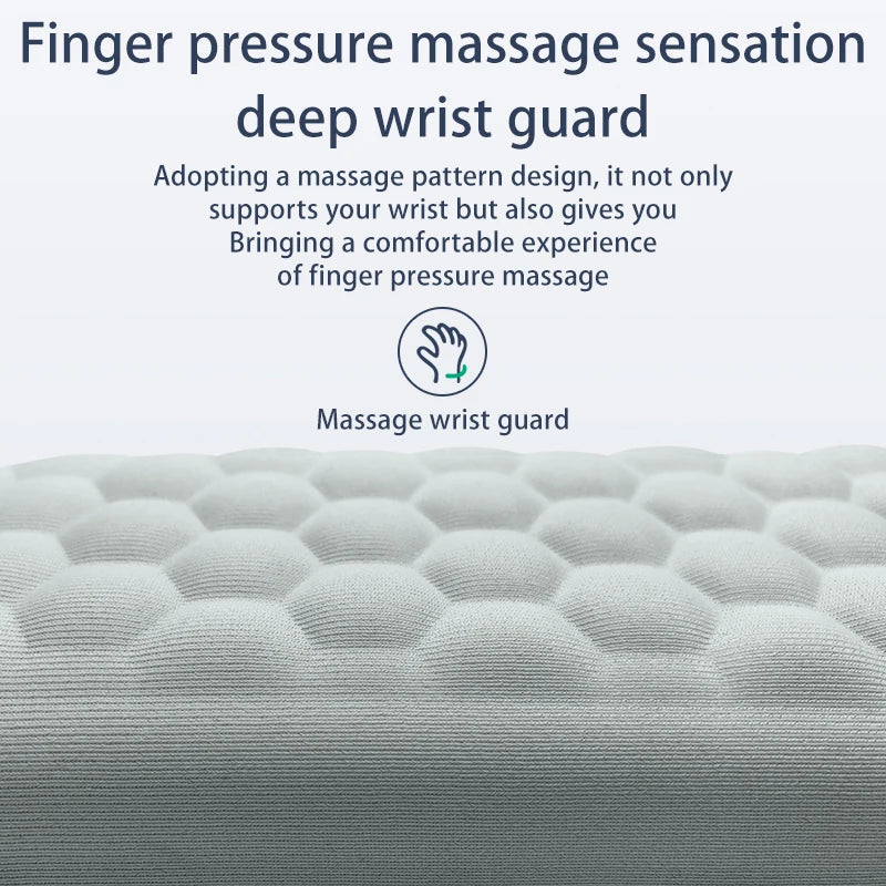 Teclado mouse descanso de pulso ergonômico escritório digitação proteger relaxar pulso memória espuma mouse pad computador notebook mouse pad