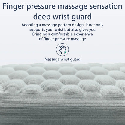 Teclado mouse descanso de pulso ergonômico escritório digitação proteger relaxar pulso memória espuma mouse pad computador notebook mouse pad