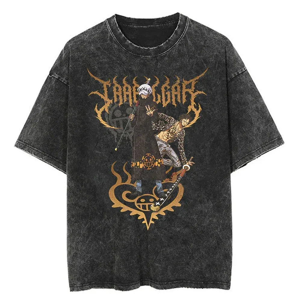 Washed Adventure Crew Oversized Tee - Bounty Poster Streetwear