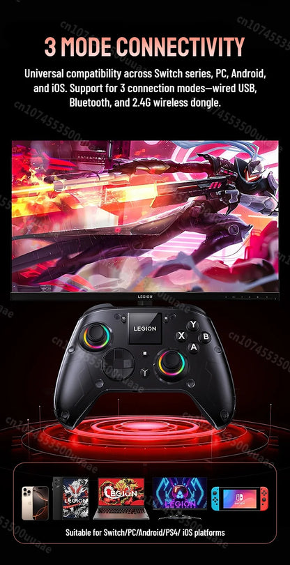 Wireless Gaming Controller with Smart Screen – Multi-Platform Gamepad for PC, Console & Mobile